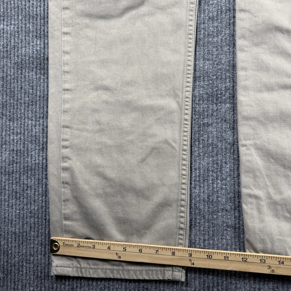 Levis 505 Jeans Mens 36x30 Beige Khaki Straight Leg Denim Pants Mid Rise‎ Casual
